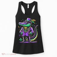 Mardi Gras Alligator Mardi Gras Women's Tank Top thumb 0