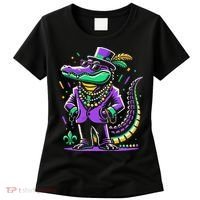 Mardi Gras Alligator Mardi Gras Women's T-Shirt thumb 0