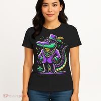 Mardi Gras Alligator Mardi Gras Women's T-Shirt thumb 4
