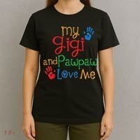 My Gigi And Pawpaw Love Me T-Shirt thumb 4