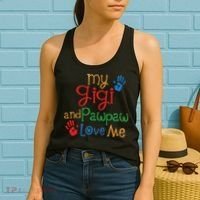My Gigi And Pawpaw Love Me Women's Tank Top thumb 2