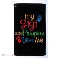 My Gigi And Pawpaw Love Me Golf Towel thumb 0