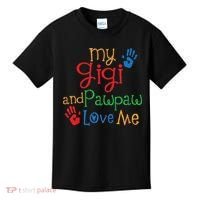 My Gigi And Pawpaw Love Me Kids T-Shirt thumb 0