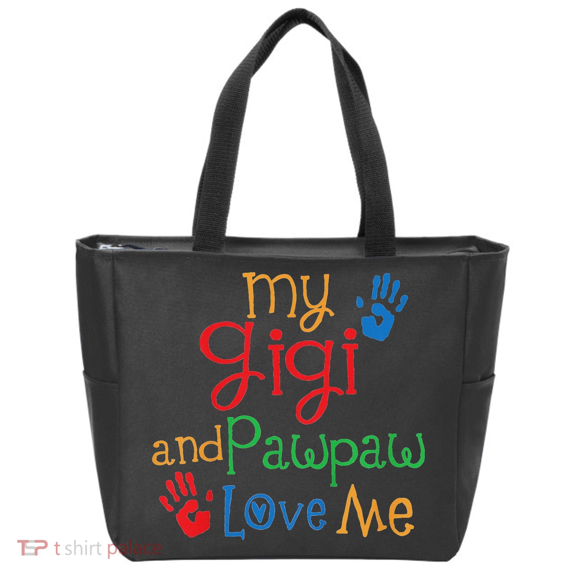 My Gigi And Pawpaw Love Me Tote Bag