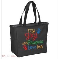 My Gigi And Pawpaw Love Me Tote Bag thumb 2