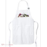 Mardi Gras Alligator Pelican Crawfish New Orleans Carnival Apron thumb 0
