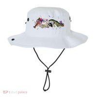 Mardi Gras Alligator Pelican Crawfish New Orleans Carnival Bucket Hat thumb 0