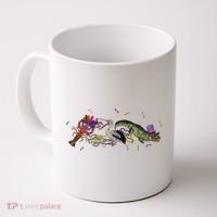 Mardi Gras Alligator Pelican Crawfish New Orleans Carnival Coffee Mug thumb 0