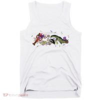 Mardi Gras Alligator Pelican Crawfish New Orleans Carnival Tank Top thumb 0