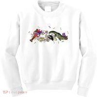 Mardi Gras Alligator Pelican Crawfish New Orleans Carnival Kids Sweatshirt thumb 0