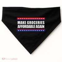 Make Groceries Affordable Again Antibiden Gift USA-Made Doggie Bandana thumb 0