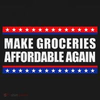 Make Groceries Affordable Again Antibiden Gift USA-Made Doggie Bandana thumb 2