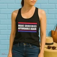 Make Groceries Affordable Again Antibiden Gift Women's Tank Top thumb 2