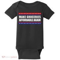 Make Groceries Affordable Again Antibiden Gift Baby Bodysuit thumb 0