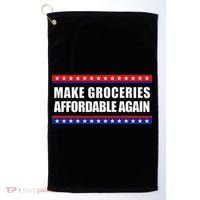 Make Groceries Affordable Again Antibiden Gift Golf Towel thumb 0