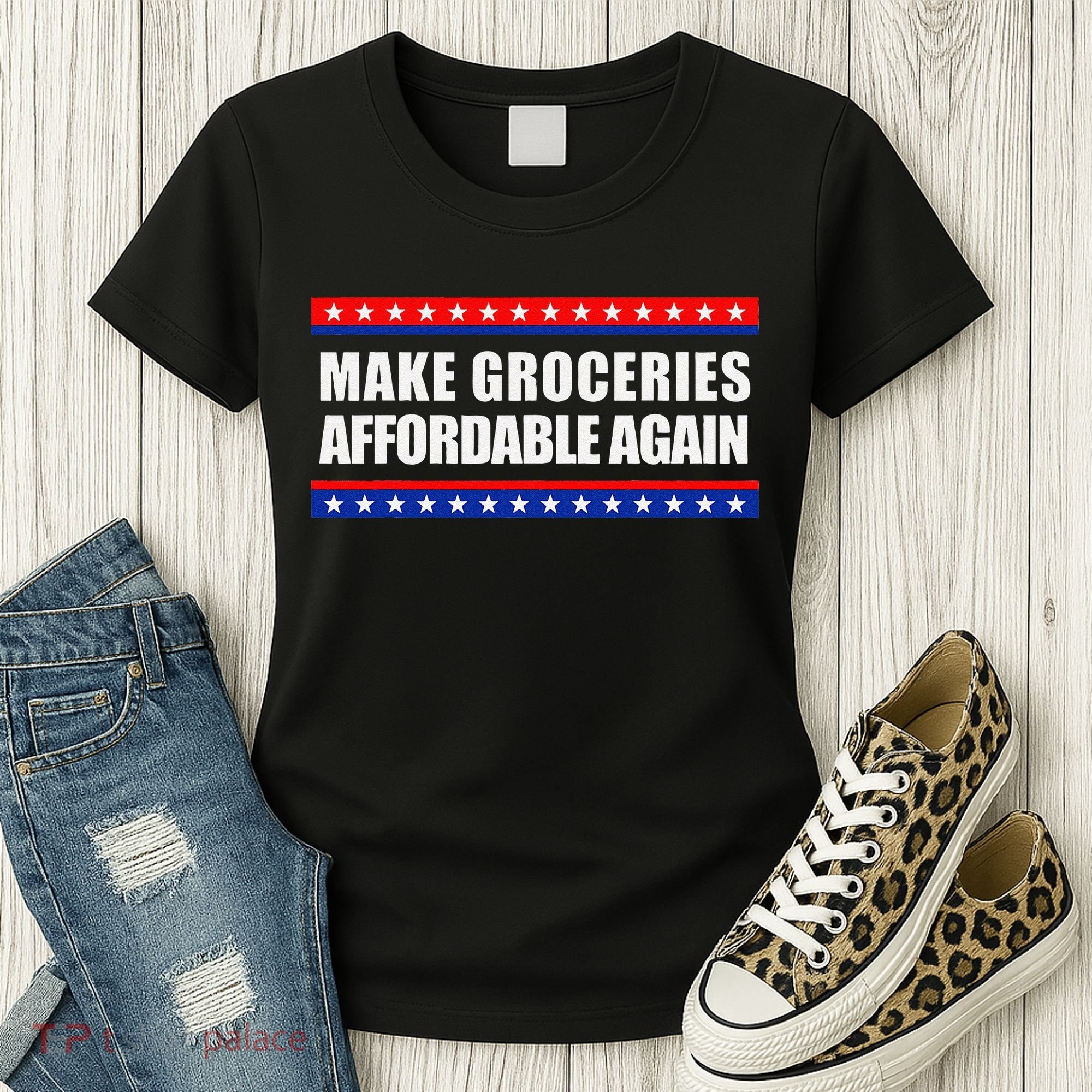 Make Groceries Affordable Again Antibiden Gift Women's T-Shirt