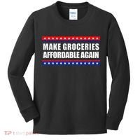 Make Groceries Affordable Again Antibiden Gift Kids Long Sleeve Shirt thumb 0