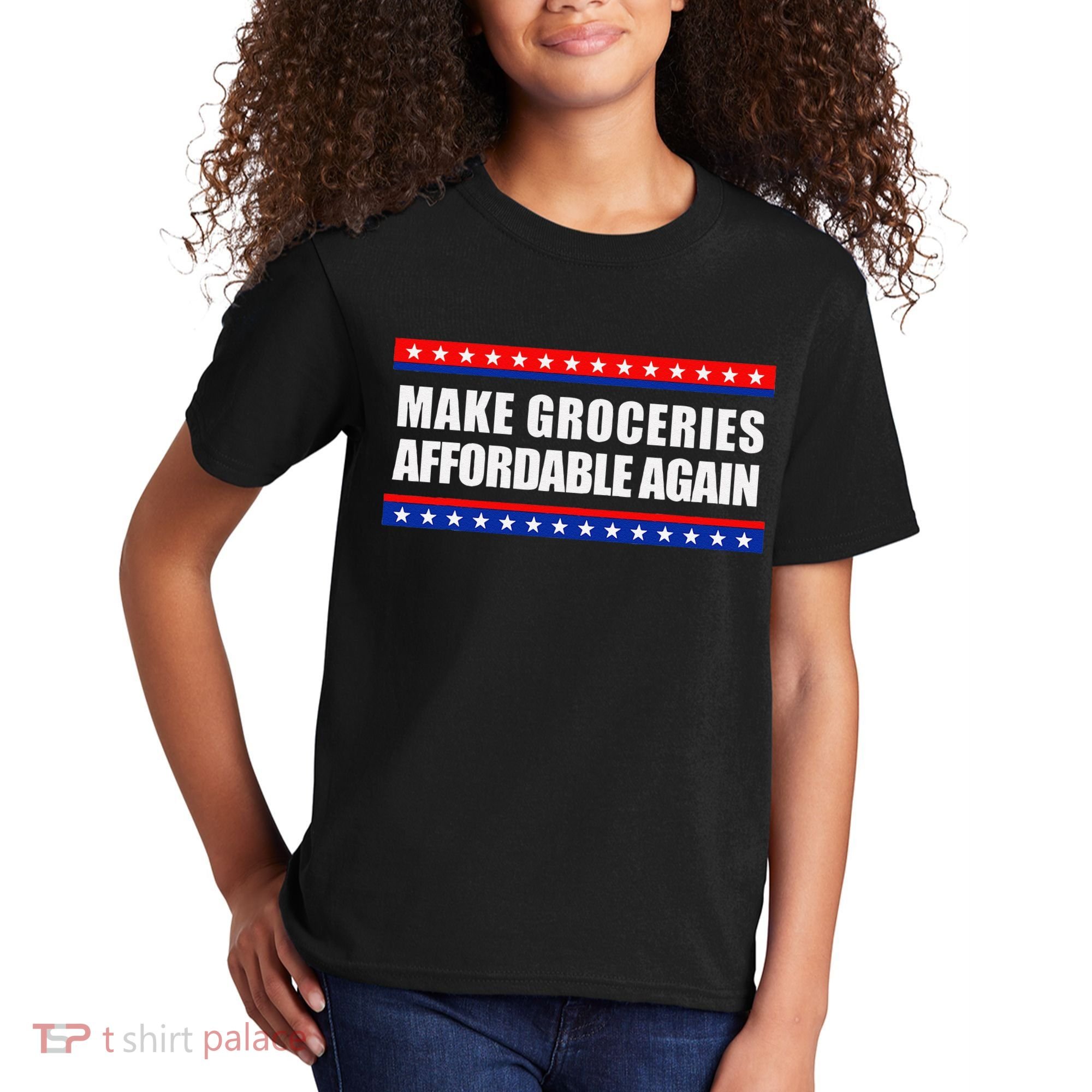 Make Groceries Affordable Again Antibiden Gift Kids T-Shirt