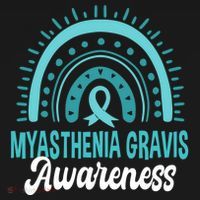 Myasthenia Gravis Awareness Boho Rainbow Wear Teal Ribbon Meaningful Gift Bucket Hat thumb 4