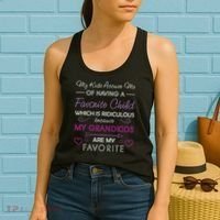 My Grandkids Are My Favorite Funny Grandma Mother's Day Women's Tank Top thumb 2