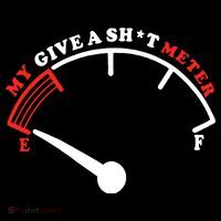 My Give A Shit Meter Ornament thumb 1