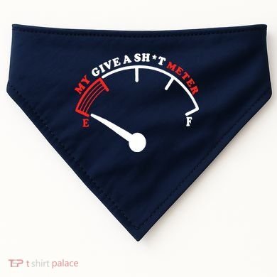 My Give A Shit Meter USA-Made Doggie Bandana