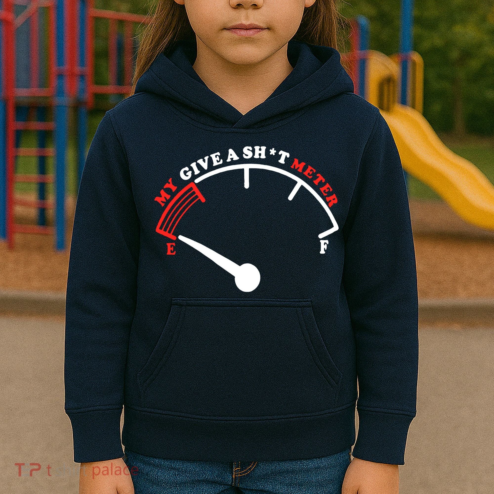 My Give A Shit Meter Kids Hoodie