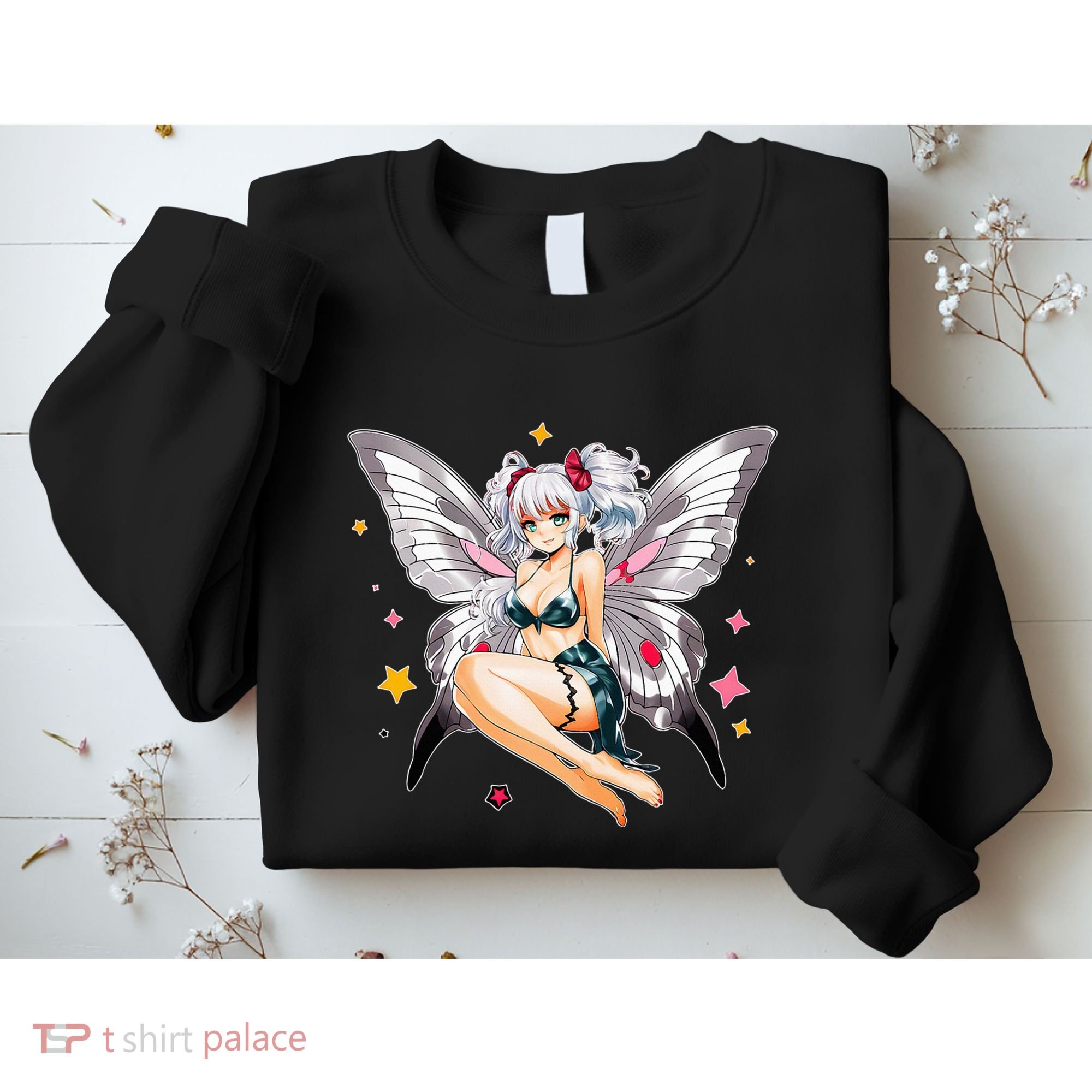Moth Girl Anime Cute Giant Monster Kawaii Anime Sweatshirt