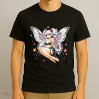 Moth Girl Anime Cute Giant Monster Kawaii Anime T-Shirt thumb 3