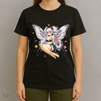 Moth Girl Anime Cute Giant Monster Kawaii Anime T-Shirt thumb 4