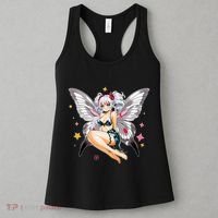 Moth Girl Anime Cute Giant Monster Kawaii Anime Women's Tank Top thumb 3