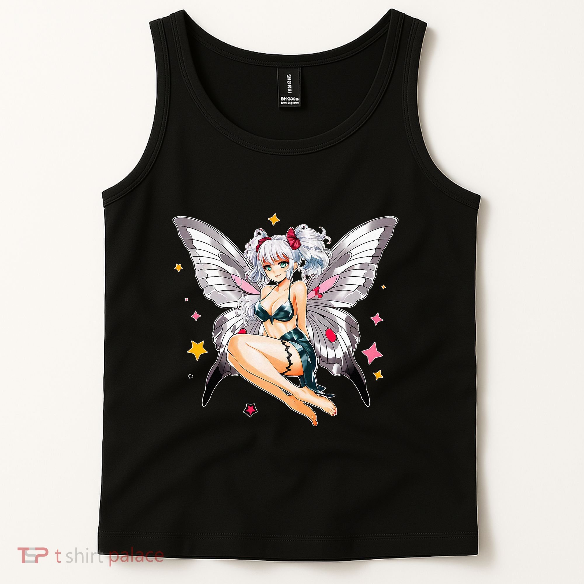 Moth Girl Anime Cute Giant Monster Kawaii Anime Tank Top