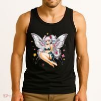 Moth Girl Anime Cute Giant Monster Kawaii Anime Tank Top thumb 3