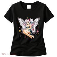 Moth Girl Anime Cute Giant Monster Kawaii Anime Women's T-Shirt thumb 0
