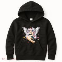 Moth Girl Anime Cute Giant Monster Kawaii Anime Kids Hoodie thumb 0