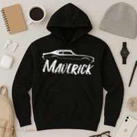 Maverick Grabber American Muscle Car Classic Hoodie thumb 3
