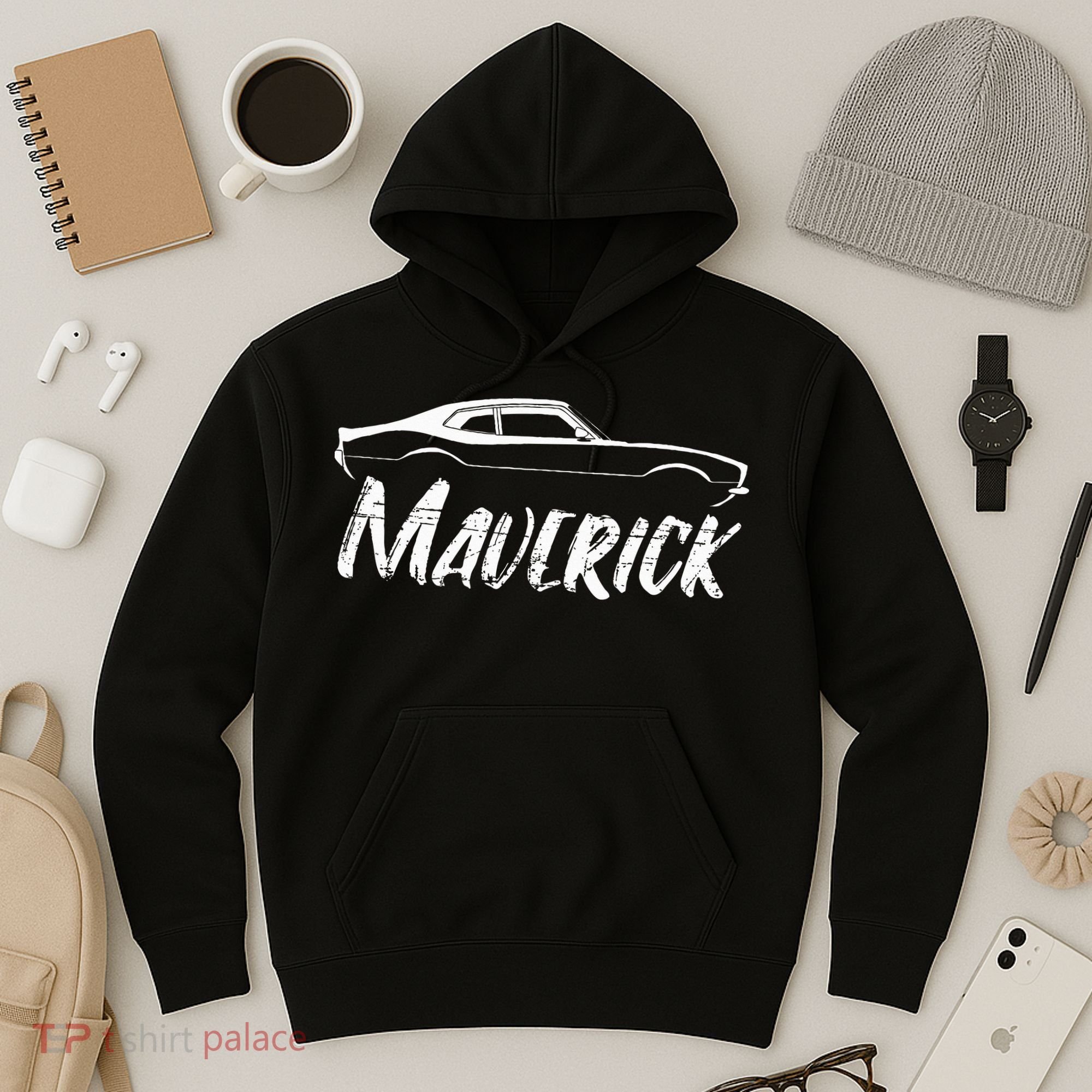 Maverick Grabber American Muscle Car Classic Hoodie
