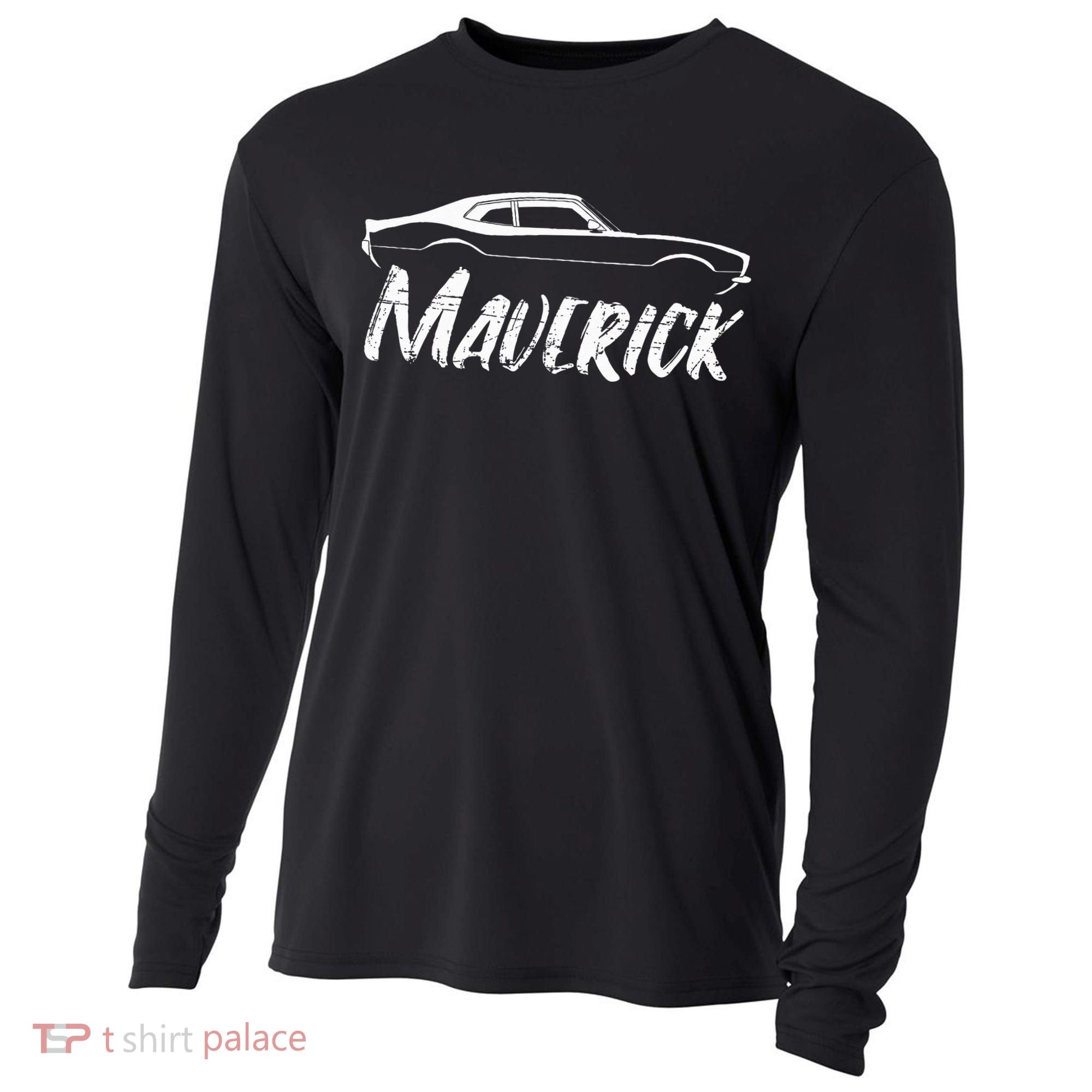 Maverick Grabber American Muscle Car Classic Cooling Performance Long Sleeve Crew