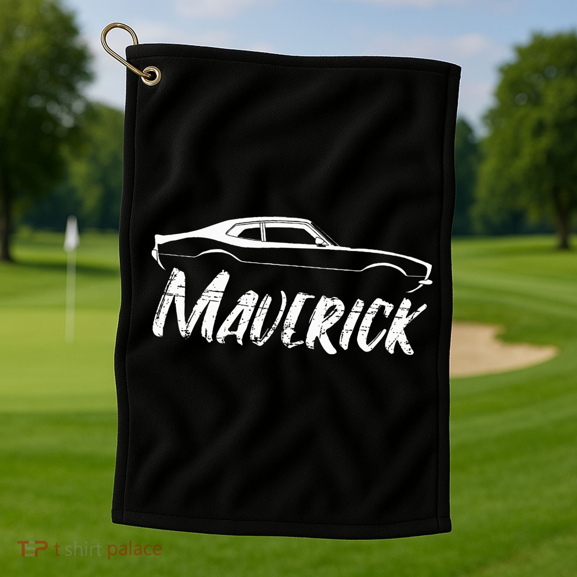 Maverick Grabber American Muscle Car Classic Golf Towel