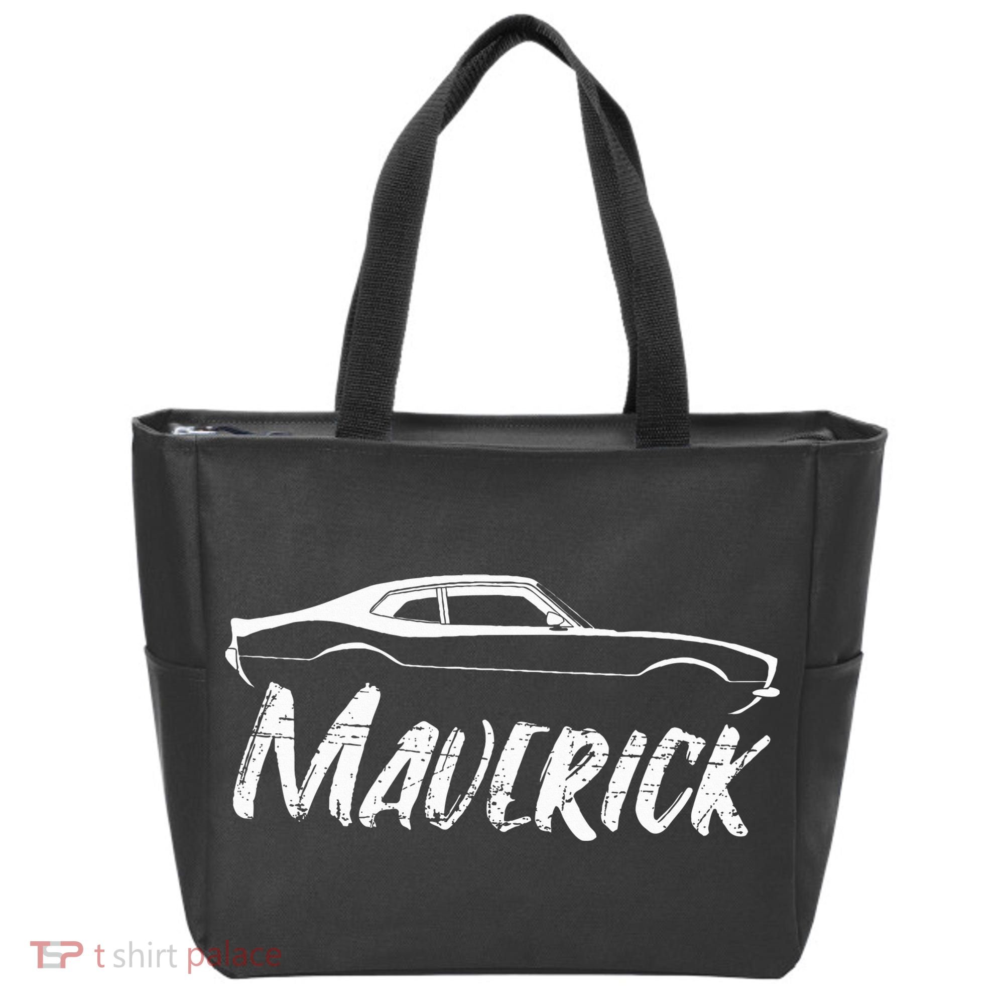 Maverick Grabber American Muscle Car Classic Tote Bag