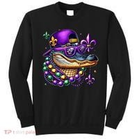Mardi Gras Alligator Mardigator Crocodile Sweatshirt thumb 0