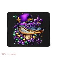 Mardi Gras Alligator Mardigator Crocodile Mousepad thumb 0