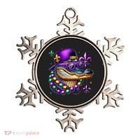 Mardi Gras Alligator Mardigator Crocodile Ornament thumb 0