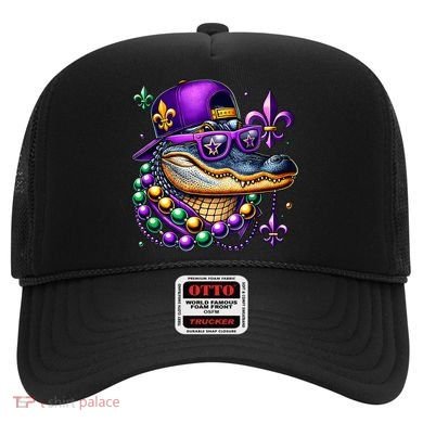 Mardi Gras Alligator Mardigator Crocodile Hat