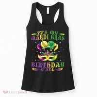 Mardi Gras Birthday Tee It's My Mardi Gras Birthday Y'all Women's Tank Top thumb 0