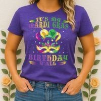 Mardi Gras Birthday Tee It's My Mardi Gras Birthday Y'all Women's T-Shirt thumb 2