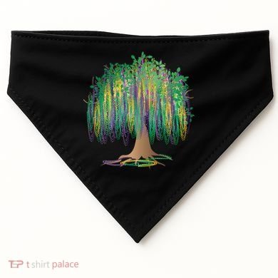 Mardi Gras Bead Tree Celebration USA-Made Doggie Bandana