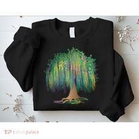 Mardi Gras Bead Tree Celebration Sweatshirt thumb 2