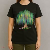Mardi Gras Bead Tree Celebration T-Shirt thumb 4