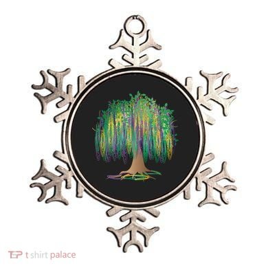 Mardi Gras Bead Tree Celebration Ornament